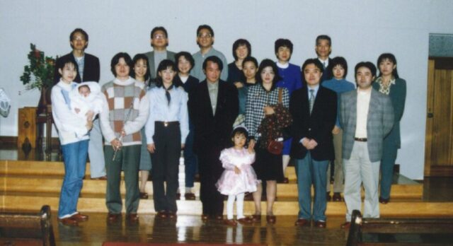 お客様と集合写真